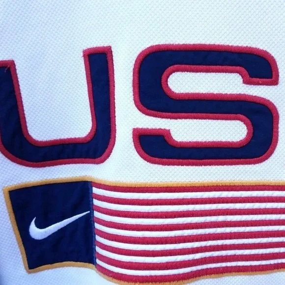 Nike Sweatshirt USA Embroidered Flag Logo United States Spell BIG 60710TWA XL L